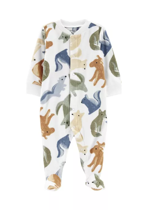 Discount 🥰 Carter's® Baby Boys Animal Zip Up Fleece Sleep & Play One Piece 🌟 4 Discount 🥰 Carter's® Baby Boys Animal Zip Up Fleece Sleep & Play One Piece 🌟 - Image 2