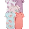 Budget ✨ Carter's® Baby 5-Pack Short-Sleeve Original Bodysuits 🔔