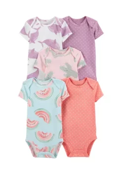 Budget ⨠Carter'sĀ® Baby 5-Pack Short-Sleeve Original Bodysuits š