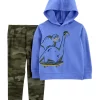 Promo 😉 Carter's® Toddler Boys 2 Piece Dinosaur Hoodie and Joggers Set 😀