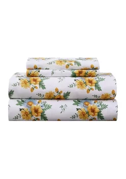 Promo 🤩 Modern. Southern. Home.™ Everyday Floral Microfiber Sheet Set 😉 -Southern Home Sales Shop Belk 214
