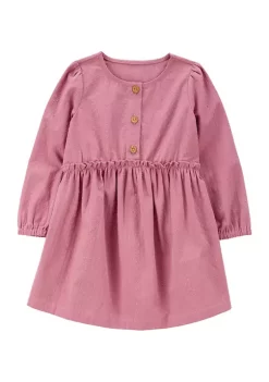 Best deal š Carter'sĀ® Toddler š§ Girls Long-Sleeve Dobby š Dress š