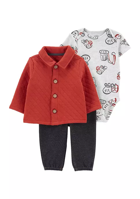 Flash Sale š Carter'sĀ® Baby š§ Girls 3 Piece Quilted Little Cardigan Set ā 3 Flash Sale š Carter'sĀ® Baby š§ Girls 3 Piece Quilted Little Cardigan Set ā