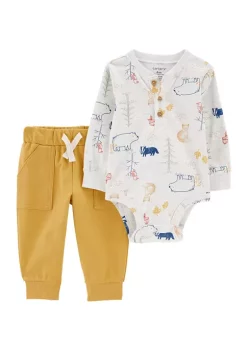 Deals ⭐ Carter's® Baby Boys Printed Bodysuit Set 😉