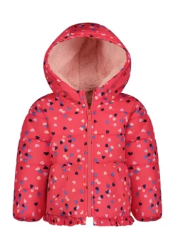 Discount 🌟 Carter's® Toddler 👧 Girls Peplum Puffer Jacket 🎉 -Southern Home Sales Shop Belk 2283