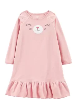 Wholesale š Carter'sĀ® š§ Girls 7-16 Cat Face Nightgown ā¤ļø