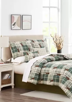 Outlet 💯 Modern. Southern. Home.™ Deer Head Plaid Comforter Set ✔️ -Southern Home Sales Shop Belk 234