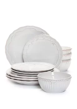 Cheapest 👏 Modern. Southern. Home.™ Capri White 12 Piece Dinnerware Set 😀