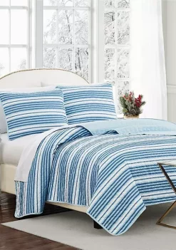 Best deal ๐ Modern. Southern. Home.โข Blue Stripe Quilt โ๏ธ
