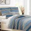 New 😀 Modern. Southern. Home.™ Blue Wide Stripe 6-Piece Quilt Set 🌟 1 New 😀 Modern. Southern. Home.™ Blue Wide Stripe 6-Piece Quilt Set 🌟 -Southern Home Sales Shop Belk 320