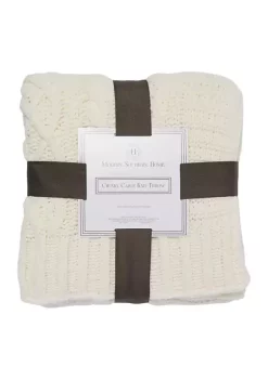 Cheap 🎁 Modern. Southern. Home.™ Chunky Cable Knit Throw 🤩 -Southern Home Sales Shop Belk 332