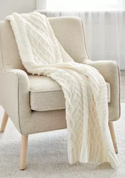 Cheap 🎁 Modern. Southern. Home.™ Chunky Cable Knit Throw 🤩 -Southern Home Sales Shop Belk 334
