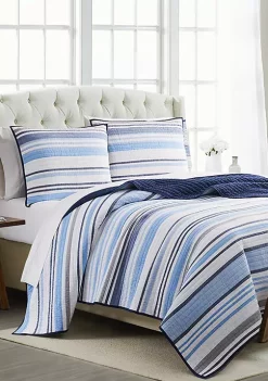 Budget ๐ Modern. Southern. Home.โข Perry Stripe Yarn Dyed Quilt Set ๐
