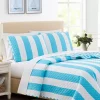 Deals 👏 Modern. Southern. Home.™ Wide Stripe 3 Piece Quilt Set 🧨 -Southern Home Sales Shop Belk 397