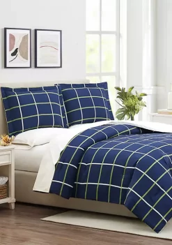 Top 10 🧨 Modern. Southern. Home.™ Navy Plaid Microfiber Comforter Set 🎉 -Southern Home Sales Shop Belk 401