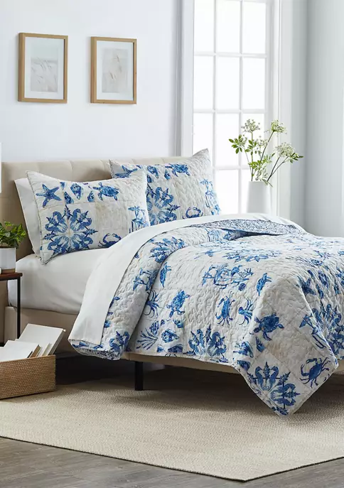 Best Pirce ๐ฅฐ Modern. Southern. Home.โข Bayside Cove Quilt Set ๐ 3 Best Pirce ๐ฅฐ Modern. Southern. Home.โข Bayside Cove Quilt Set ๐