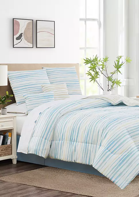 Wholesale 🛒 Modern. Southern. Home.™ Watercolor Stripe 6-Piece Quilt Set 🔥 3 Wholesale 🛒 Modern. Southern. Home.™ Watercolor Stripe 6-Piece Quilt Set 🔥