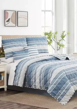 Brand new 🔔 Modern. Southern. Home.™ Chanson Quilt Set 🎉 -Southern Home Sales Shop Belk 452