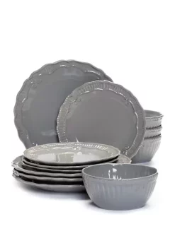 Budget โจ Modern. Southern. Home.โข Capri Gray 12 Piece Dinnerware Set ๐ 11 Budget โจ Modern. Southern. Home.โข Capri Gray 12 Piece Dinnerware Set ๐ -Southern Home Sales Shop Belk 459