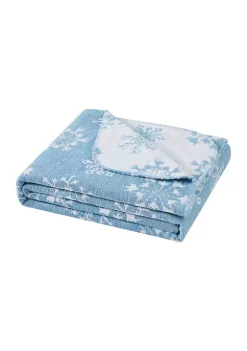 Deals ๐ฅฐ Modern. Southern. Home.โข Snowflake Cotton Chenille Throw Blanket ๐งจ