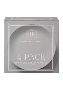 Cheapest ⌛ Modern. Southern. Home.™ Signature White set of 4 salad plates 😀 -Southern Home Sales Shop Belk 496