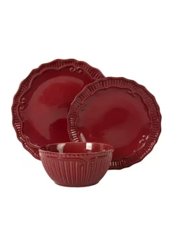 Coupon 😉 Modern. Southern. Home.™ Capri Red 12 Piece Dinnerware Set 🔔