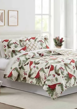 New 👏 Modern. Southern. Home.™ Cardinal Quilt Set 🛒