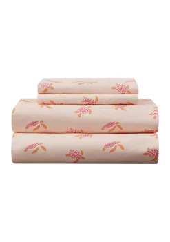 Best Sale 🔔 Modern. Southern. Home.™ Coastal Turtle Sheet Set 🔥 -Southern Home Sales Shop Belk 550