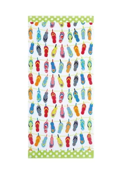 Flash Sale 🔔 Modern. Southern. Home.™ Flip Flops Beach Towel 😉