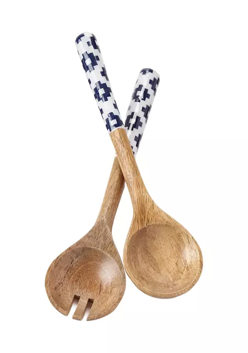 Discount 🥰 Modern. Southern. Home.™ Wood Enamel Serving Tools: Spoon & Spork ⌛ 4 Discount 🥰 Modern. Southern. Home.™ Wood Enamel Serving Tools: Spoon & Spork ⌛ - Image 2