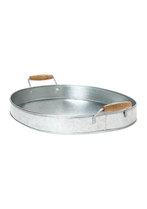Discount ๐ Modern. Southern. Home.โข Oval Galvanized Tray ๐ 5 Discount ๐ Modern. Southern. Home.โข Oval Galvanized Tray ๐ - Image 3