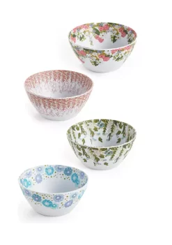 Deals 🧨 Modern. Southern. Home.™ Floral Salad Bowl - Set of 4 💯