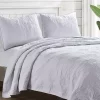 Promo 🎁 Modern. Southern. Home.™ White Solid Palm Quilt Set 🔔 1 Promo 🎁 Modern. Southern. Home.™ White Solid Palm Quilt Set 🔔 -Southern Home Sales Shop Belk 701
