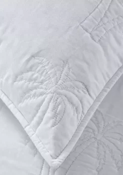 Promo 🎁 Modern. Southern. Home.™ White Solid Palm Quilt Set 🔔 10 Promo 🎁 Modern. Southern. Home.™ White Solid Palm Quilt Set 🔔 -Southern Home Sales Shop Belk 704