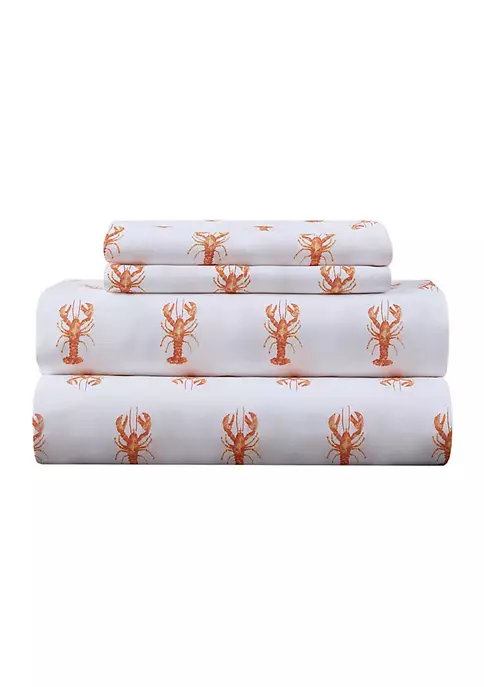 New ✔️ Modern. Southern. Home.™ Coastal Lobsters Sheet Set ✨ 3 New ✔️ Modern. Southern. Home.™ Coastal Lobsters Sheet Set ✨