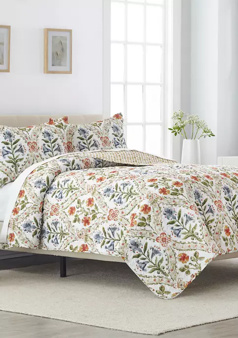 Promo ❤️ Modern. Southern. Home.™ Victoria's Garden Quilt Set ❤️ 3 Promo ❤️ Modern. Southern. Home.™ Victoria's Garden Quilt Set ❤️