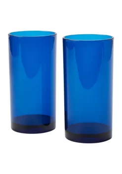 Best reviews of 😉 Modern. Southern. Home.™ Set of 2 Blue Ombré Highball Glasses ❤️