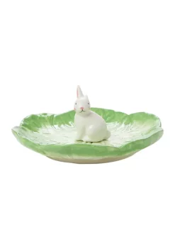 New 🛒 Modern. Southern. Home.™ Cabbage Bunny Small Platter ❤️ -Southern Home Sales Shop Belk 847