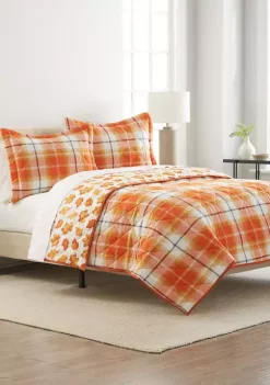 Discount ⌛ Modern. Southern. Home.™ Harvest Plaid Reversible 3-Piece Quilt Set 🔔 -Southern Home Sales Shop Belk 860