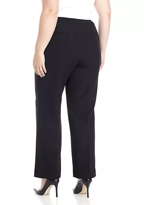 Outlet โจ Kasper Plus Size Crepe Slim Pants ๐ 4 Outlet โจ Kasper Plus Size Crepe Slim Pants ๐ - Image 2