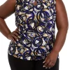 Cheap 💯 Kasper Plus Size Circle Print Keyhole Top ❤️ -Southern Home Sales Shop Belk 955